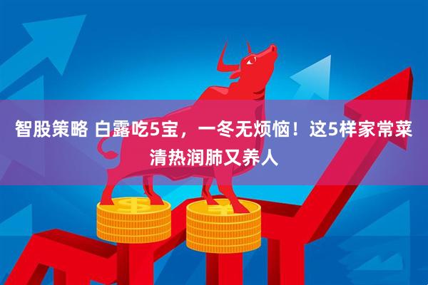 智股策略 白露吃5宝，一冬无烦恼！这5样家常菜清热润肺又养人